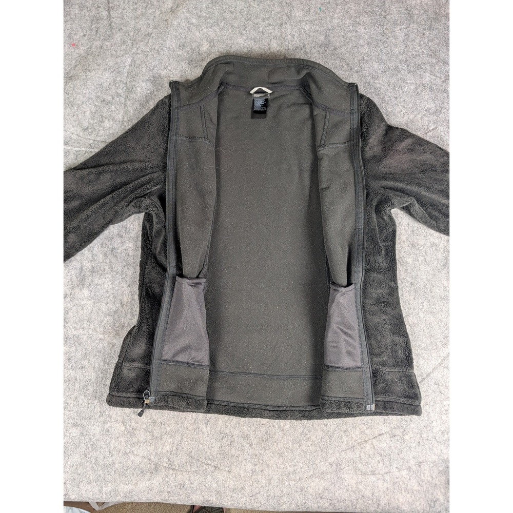 The North Face Osito Full Zip Fleece Jacket Charcoal Gray Womens L High Pile - Picture 6 of 9